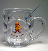 Bière de l'Ours - Beer mug with circular support